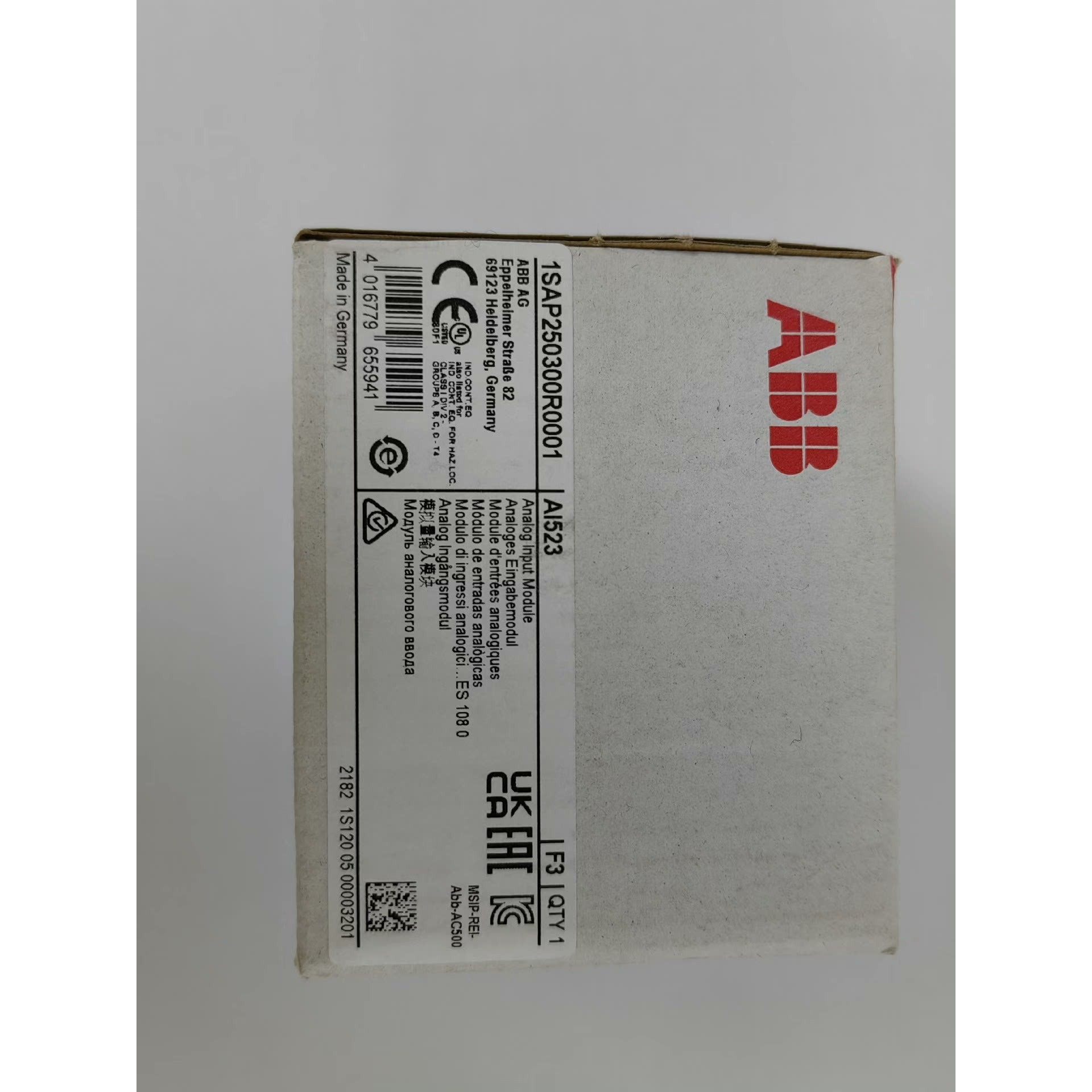 abb全新模块AX522 AO523 AX521 AI531 AI523全新原装拍前请询价