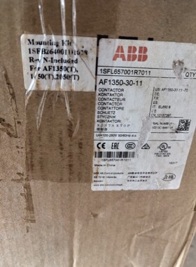 ABB接触器AF1350-30-11 100-250V 1SFL657001R7011全新原装拍前请