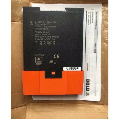 德国DOLD多德安全继电器BG5924.48/60 0063989全新原装拍前请询