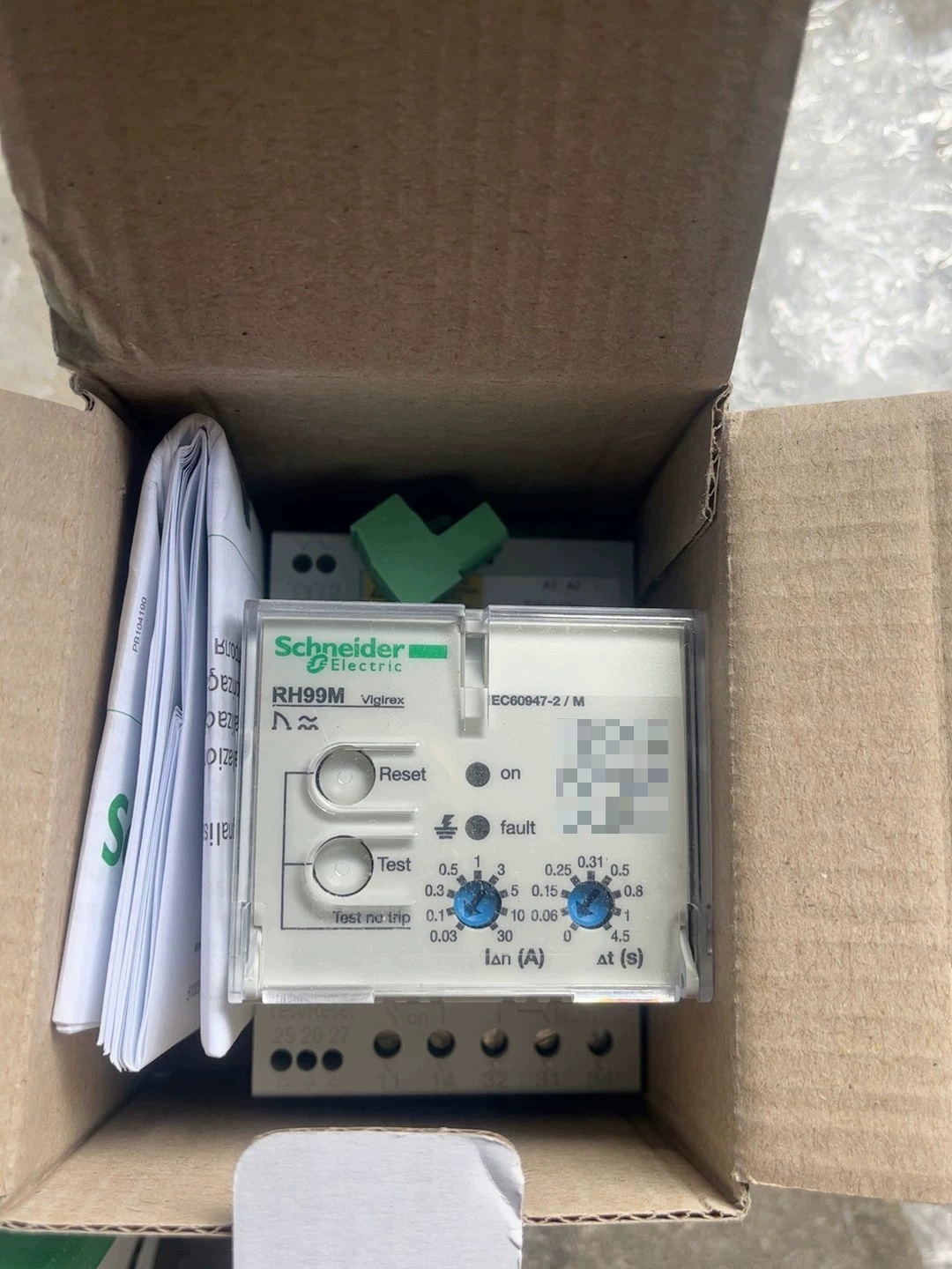 施耐德 RH99M 56173 剩余电流动作继电器 全新原装全新原装拍前请