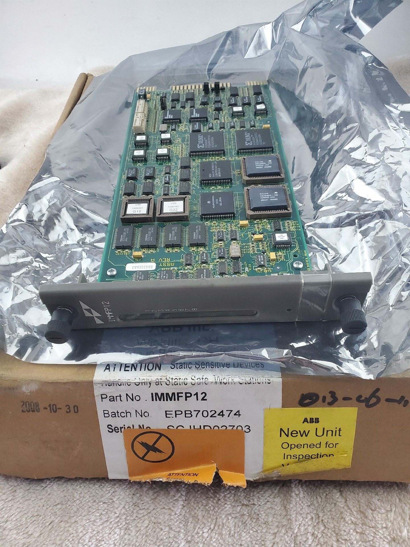 ABB贝利卡件 IMMFP12全新原装拍前请询价