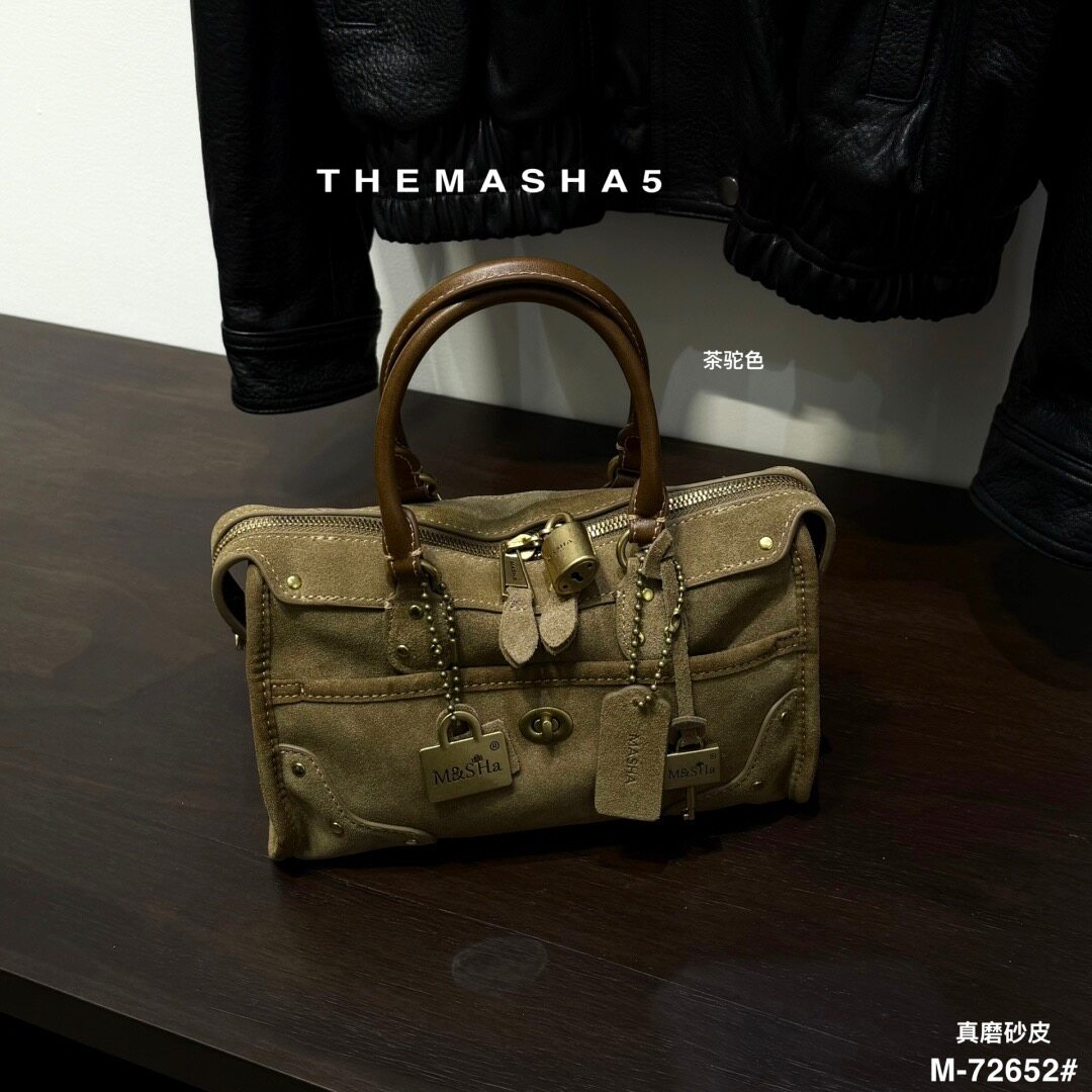 MSHA THE MASHA 5 MSHA THE MASHA 5 新款女包机车包2026女包