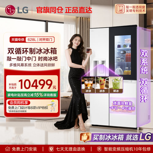 LG628L冰箱94A对开双门