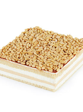 21cake松仁淡奶生日儿童蛋糕新鲜奶乳脂奶油松子戚风礼物同城配送