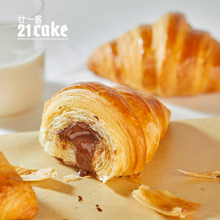 21cake巧克力可颂牛角包面包早餐下午茶点心同城配送
