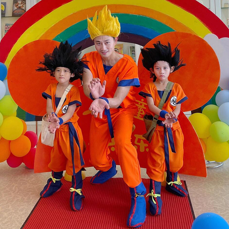 万圣节服装cosplay服男女装成人服饰衣服道具配饰悟空七龙珠儿童