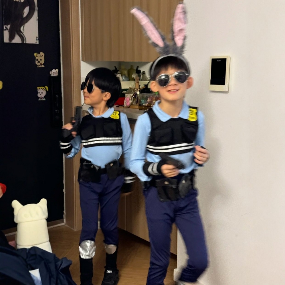 疯狂动物城朱迪兔子警官万圣节服装儿童cos装扮动漫人物角色扮演