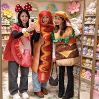 Halloween costume, sausage, hot dog, hamburger, tomato, doll costume, cosplay, funny clothes, costume for adults thumbnail 6