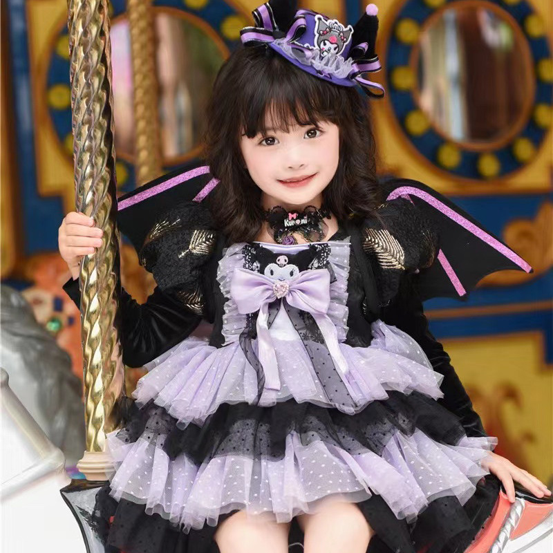 万圣节儿童服装cos服库洛米洛丽塔公主裙女童裙子衣服配饰服饰