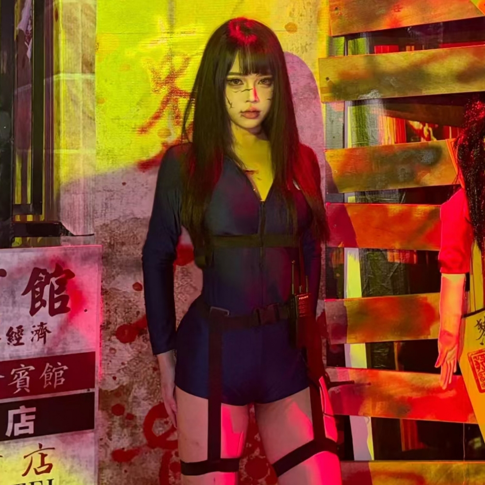 女警cos服万圣节服装兔子警官衣服成人角色扮演装扮女装日常可穿