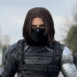 万圣节冬兵面罩下半脸面具覆面系冬日cos战士装扮道具成人科技感