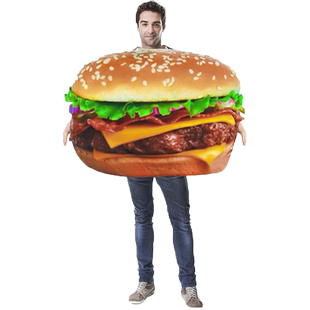 万圣节cosplay服装汉堡薯条成人服饰女衣服大人装饰搞怪装备搞笑