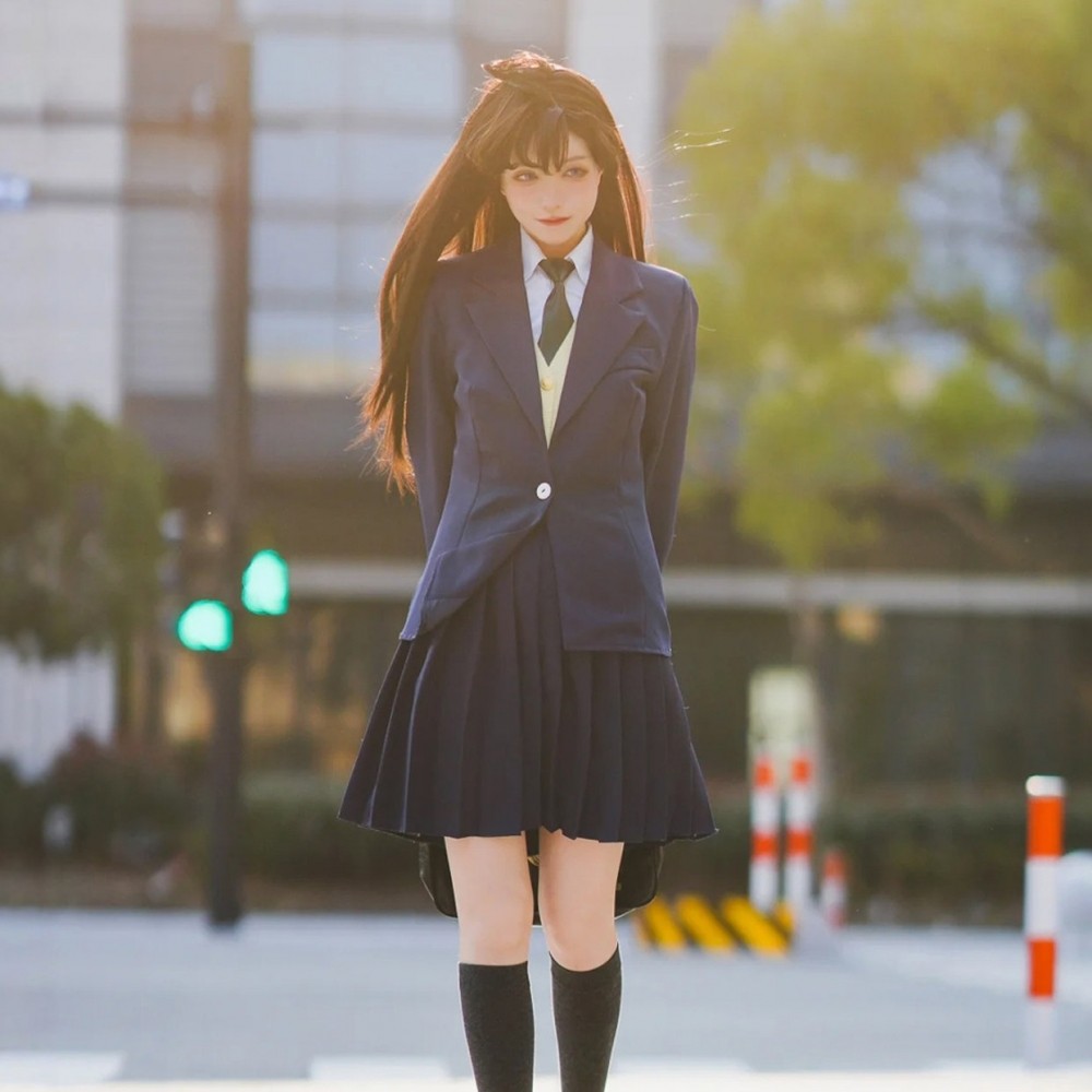 毛利兰cosplay服名侦探柯南小兰万圣节衣服装扮套装漫展角色扮演