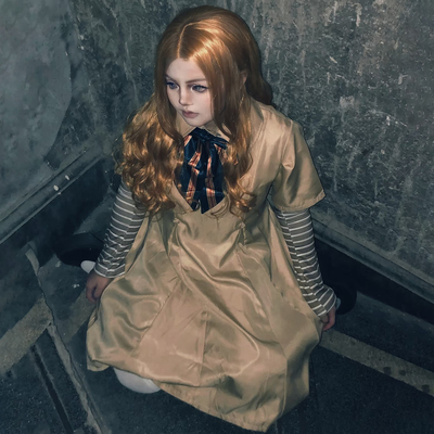 梅根cos服万圣节成人服装女电影同款连衣裙角色扮演服饰装扮衣服
