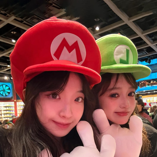 超级马里奥帽子万圣节成人cosplay卡通道具装扮环球影城表演活动