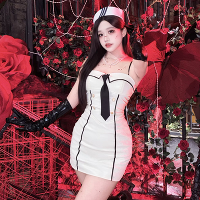 万圣节cos服装女装抹胸连衣裙装扮衣服角色扮演日常可穿服饰套装