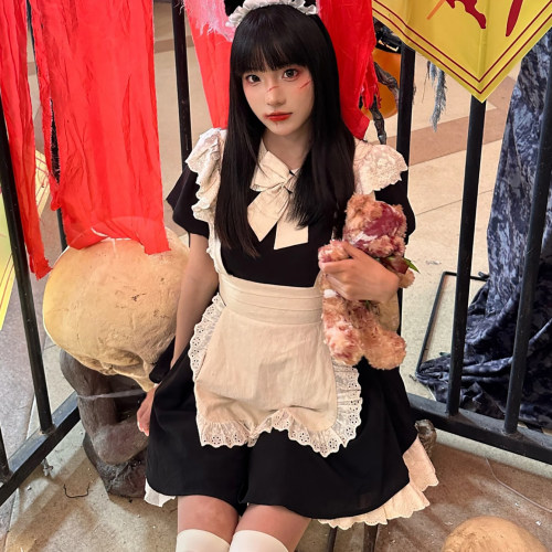 洛丽塔公主裙lolita裙子女仆装女装连衣裙万圣节成人服装cos装扮