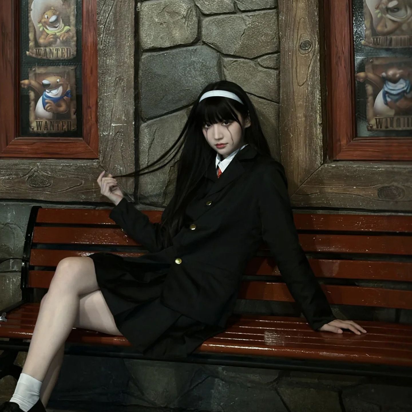 川上富江cos服装第五人格万圣节装扮衣服梦之女巫信徒制服二次元