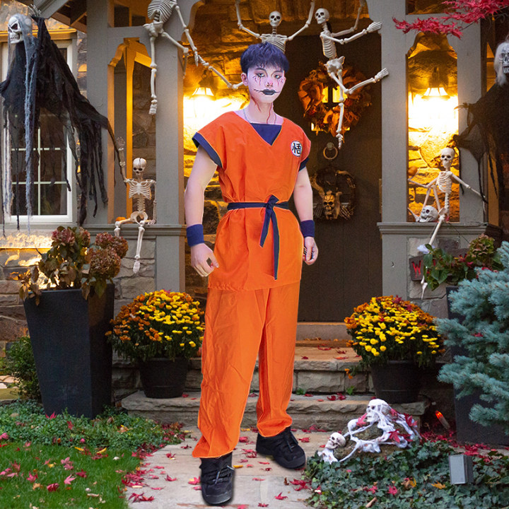 万圣节服装cosplay服男女装成人服饰衣服道具配饰悟空七龙珠儿童