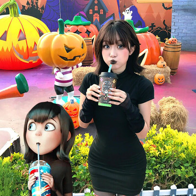 精灵旅社梅菲斯万圣节cosplay服女装服装服饰装扮衣服女生穿搭