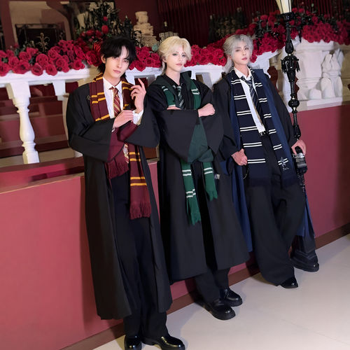 哈利波特学院长袍魔法袍环球影城万圣节cos服男装服装服饰衣服