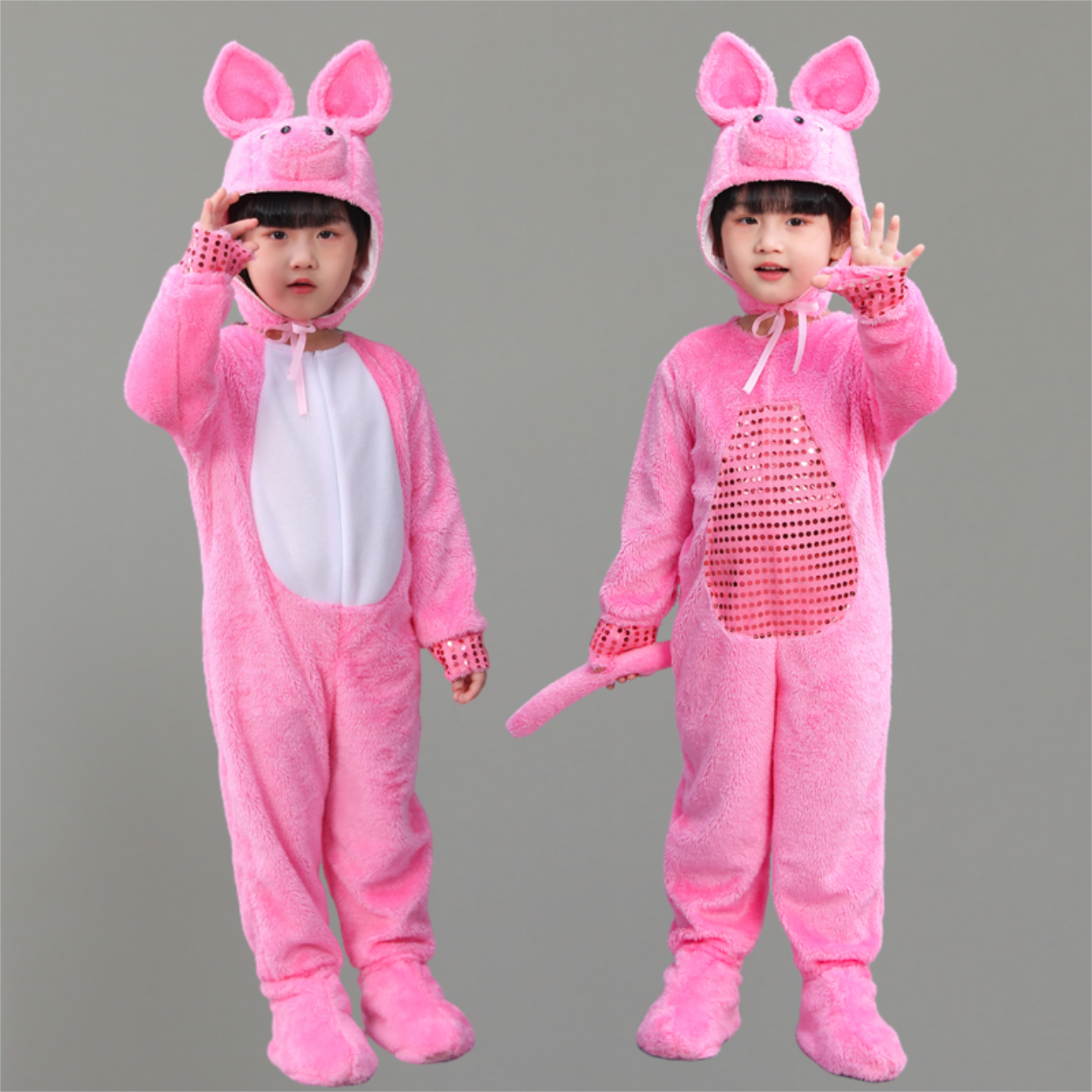 三只小猪演出服六一儿童节表演服幼儿园舞蹈服角色扮演动物cos服