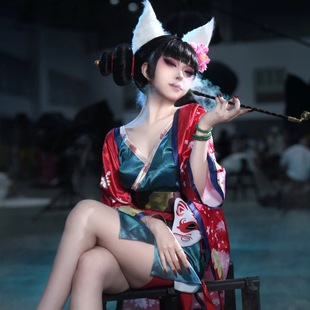 宝青坊主cos服万圣节服装成人女装角色扮演狐狸衣服日常可穿服饰