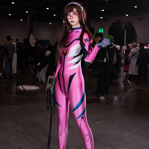 真希波cos服饰凌波玛丽紧身衣万圣节服装女动漫角色扮演装扮衣服