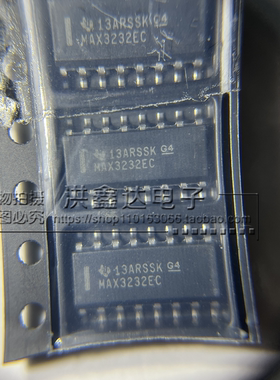 MAX3232ECDR 贴片SOP16 RS232接口集成电路 全新原装 MAX3232EC