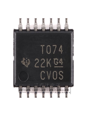 TL074CPWR 贴片 TSSOP14 运算放大器 全新原装 IC芯片 T074