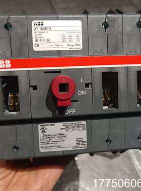 进口隔离开关 OT160ET3，正品，附件说明