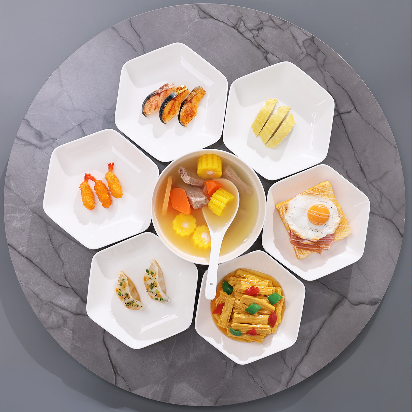 白色盘子菜盘家用2025新款一套高级感8寸陶瓷菜碟骨瓷盘炒菜深盘,餐饮具,盘,淘宝优惠券,粉丝福利购,淘宝优惠卷