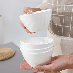 景德镇骨瓷吃饭的碗家用一人一个2026热卖陶瓷饭碗喝汤碗面碗大碗