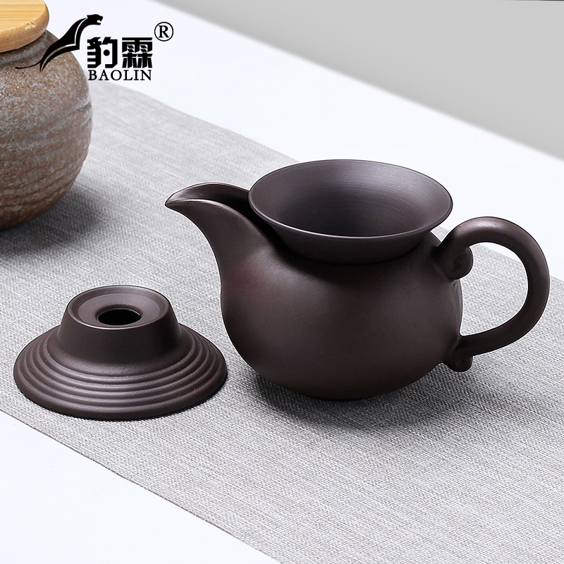 茶漏过滤网分离器公道一体紫砂