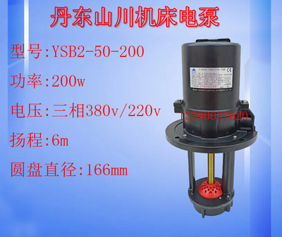 丹东YSB2-50 200W机床泵三相220V/380V电泵50Hz60Hz冷却水泵