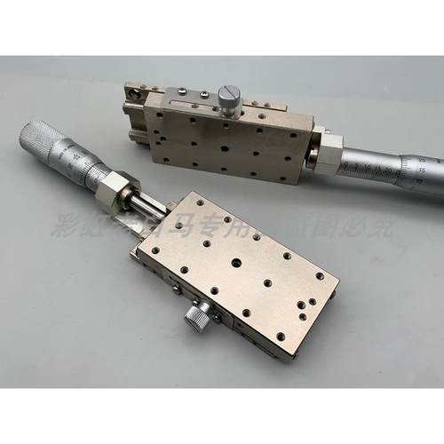 日本骏河精机XSGL40手动微调滑台X轴光学直线台 行程25mm议价