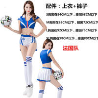 World Cup Football baby cheerleading team costumes, sexy adult bar, nightclub, catwalk show performance ds performance costumes thumbnail 7