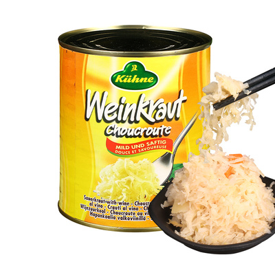 德国原装进口冠利酸椰菜酸菜810g
