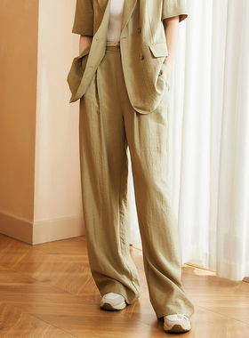 姚领YAOLY浅绿长裤810M21014