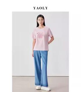 【航妈专享】姚领纯棉短袖T恤832K11743