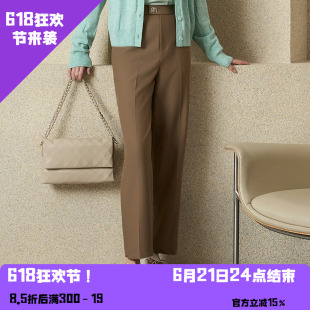 YAOLY姚领春新品卡其色裤子829M12151