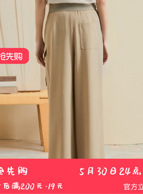 YAOLY姚领夏卡其色裤子829K20693