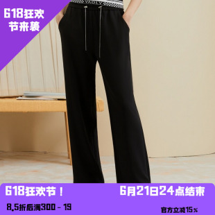 YAOLY姚领夏黑色裤子休闲裤通勤风829K21991
