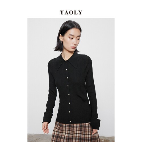 套头羊毛衫YAOLY/姚领