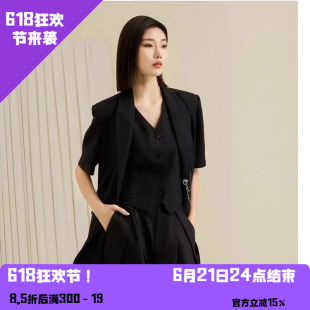 YAOLY姚领夏黑色西装840K20362