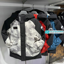 安踏儿童25冬季新款男大童四防科技热返保暖连帽羽绒服352546911