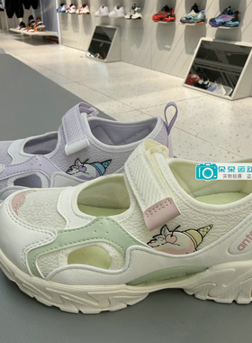安踏儿童26夏季新款女小童玛丽珍魔术贴百搭凉鞋沙滩鞋322629980