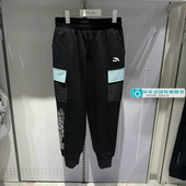 男大童宽松加绒少年顽家针织运动裤 安踏儿童25冬季 新款 352618706