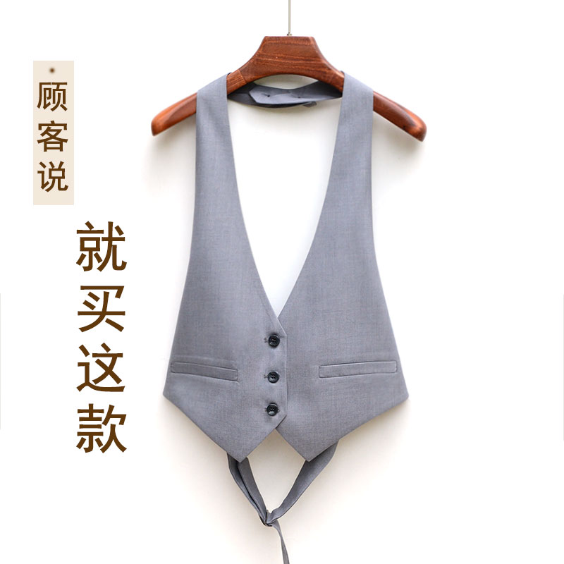 2025春季新款西装马甲女高端短款百搭时尚坎肩小马夹春秋外搭装饰