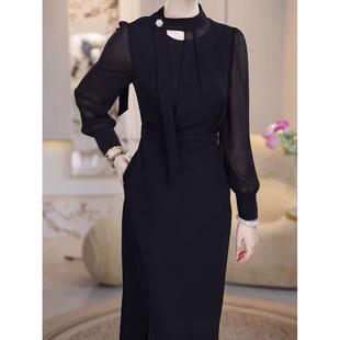 轻奢修身 高级西装 法式 TR气质显白端庄优雅连衣裙2025秋季 裙子 新款